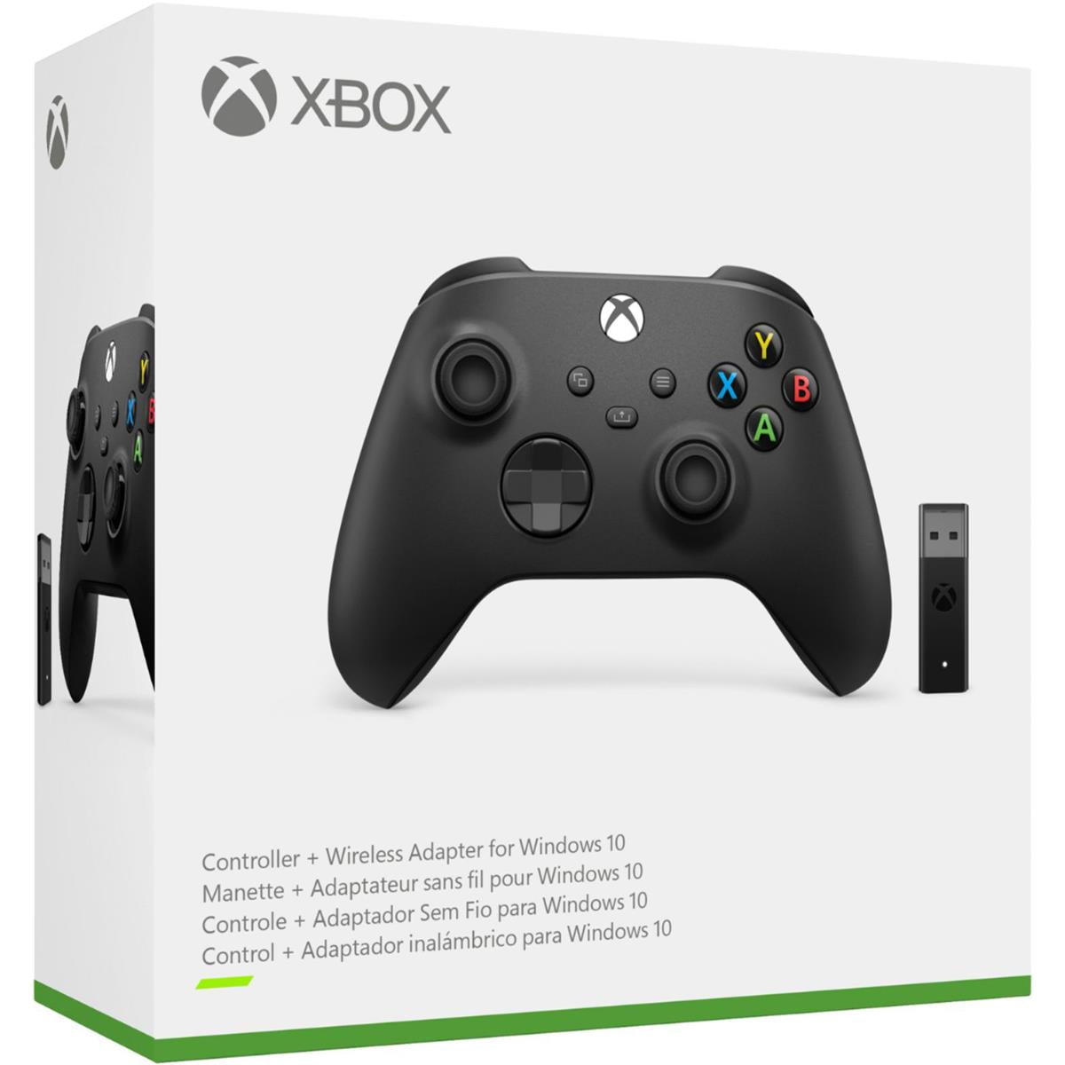 Xbox Microsoft Wireless Controller Wireless Adapter For Windows 10 Black Walmart Com