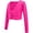 Hot Pink, variant on Long Sleeve Leotards for Girls, Children and Girls Solid Color Dance Practice Body Long Sleeve Warm Coat Shawl, Sizes 4-14 Years