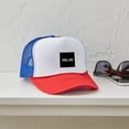 thumbnail image 4 of CafePress - HVAC: HVAC & American Flag - Adjustable Unisex Printed Trucker Hat with Mesh Back, 4 of 10