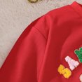 thumbnail image 6 of MEZZALL Toddler Boys Girls Christmas O-Neck Long Sleeve Cartoon Embroider Pullover Tops Shirt Pants Outfit Sets Breathable Clothes Sets, 6 of 8