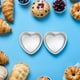 thumbnail image 2 of 2 moldes para pasteles con forma de corazón, para hornear galletas, de metal, para manualidades., 2 of 8