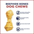 thumbnail image 6 of Pet Factory 100% Made in USA Beefhide Bones Chicken Flavored 6", 12 Count, 6 of 12