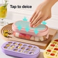 thumbnail image 2 of Shoreew Water Bottle Ice Tray with Straw One-Click Release 2-in-1 Ice Cube Mold & Kettle Portable Water Bottle Vertical Ice Cube Tray for Freezer, 2 of 7