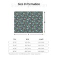 thumbnail image 5 of Yiaed Skull cute organ Print Blanket Throw Blanket Soft Cozy Flannel Blanket for Home Bed Sofa Couch Chair-40"x30", 5 of 6