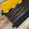 thumbnail image 2 of Imperial Standard Cable Channel - Floor Cord Covers - Cord Management - Cord Covers for Wires on Floor - Extension Cord Cover - 5 Channel, 2 of 5