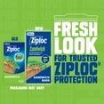 thumbnail image 3 of Ziploc® Brand Sandwich Bags with EasyGuide™ Texture, Grip 'n Seal Technology™, 50 Count, 3 of 13