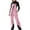 Pink, variant on Ulitacool Girls Romper Crewneck Long Sleeve Bodysuit Insulated Snowsuit For Girls Ski With Bib Pants For Outdoor Winter Sports Adorable Onesie Black 4-5 Years