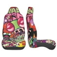 thumbnail image 4 of Invader Zim Car Seat Covers Accessories Vehicle Front Seat Protective Mat Cover 2pcs Universal Fit For SUV Sedan Van Trucks, 4 of 8