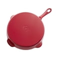 thumbnail image 4 of STAUB Pans 28 cm / 11 inch Cast Iron Traditional Deep Frypan, Cherry, 4 of 7