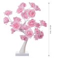thumbnail image 2 of stanreset Desktop Rose Bonsai Tree Light Lamp 24 LED Tree Lamp Battery Powered for Living Room Bedroom Pink, 2 of 4