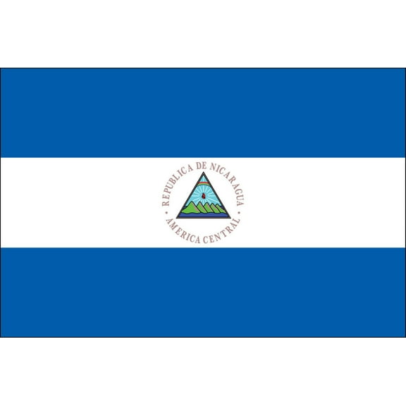 Y H M National Flag Nicaragua Flag 3 x 5 feet Bunting For Marine Industrial Use