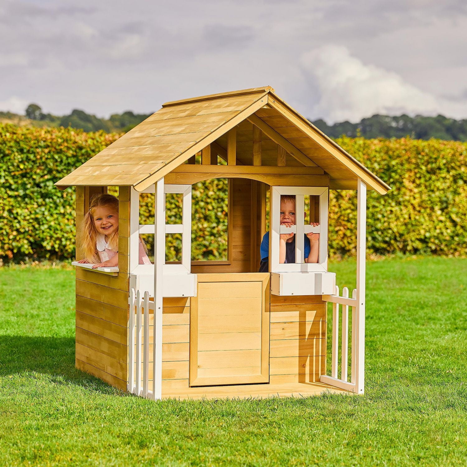 TP Wooden Cubby House with Veranda