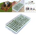 thumbnail image 1 of Langgg Artificial DIY Miniature Flower Cluster Model for Decoration White, 1 of 9