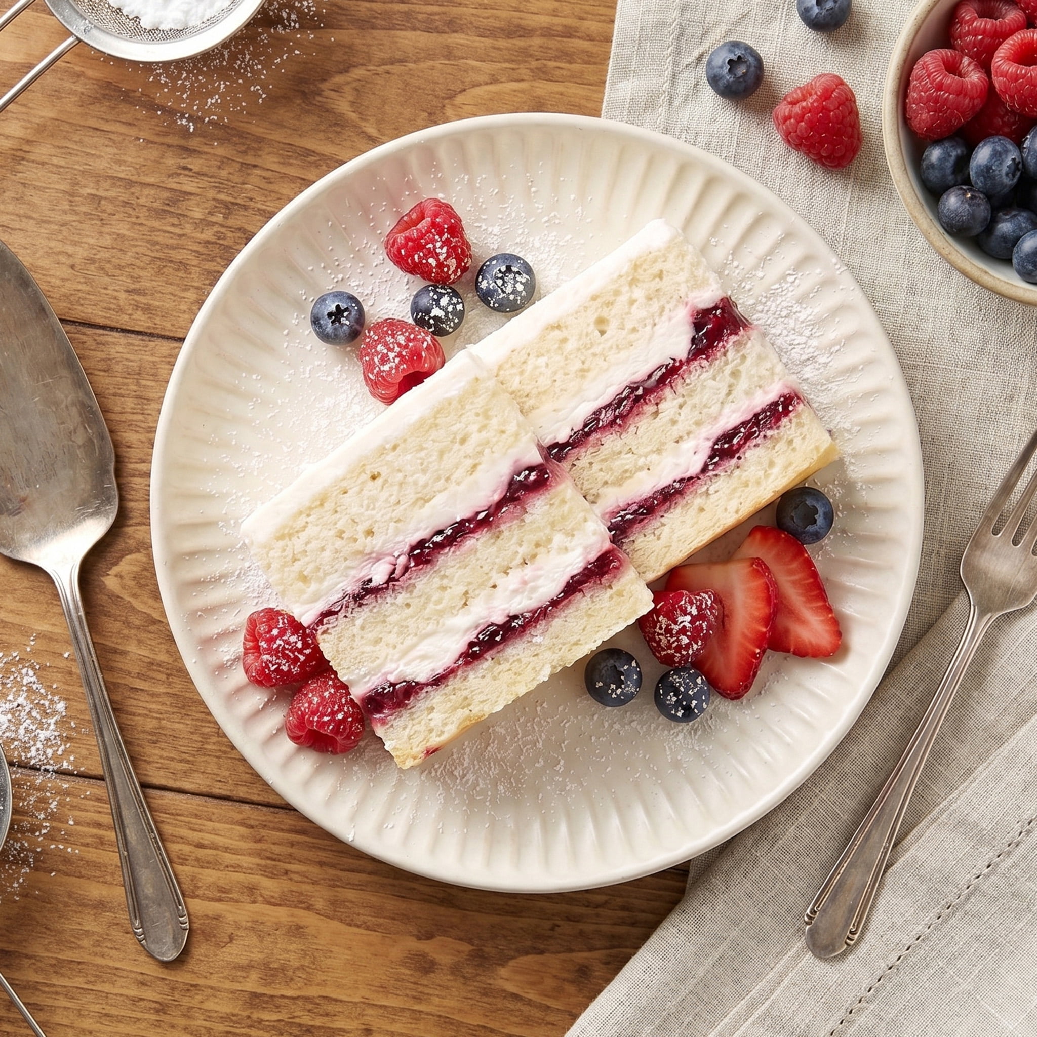 Marketside Chantilly and Berries Cake, 5.8 oz