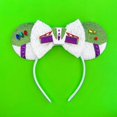 thumbnail image 1 of Disney Navidad Mickey Mouse orejas diadema lentejuelas lazos para el cabello para mujeres Festival diadema princesa niñas accesorios para el cabello fiesta Gao Jinjia LED, 1 of 2