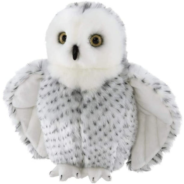 Bearington Collection Blizzard Snowy Owl Stuffed Animal, 10 Inches ...