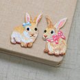 thumbnail image 2 of Cute Rabbit Embroidery Patches Clothes Sewing Appliques Patch Lovely Handmade Badge for Bag Shoes Jeans Jackets Type 1, 2 of 7