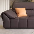 thumbnail image 4 of Leather Living Room Sofa Cloud Sectional Nordic Modern Bed Sofa Love Seat Articulos Para El Hogar Living Room Furniture Set My Lux Decor Round, 4 of 15