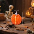 thumbnail image 3 of Cozival Small Realistic Artificial Pumpkin with Vine, Mini Decorative Pumpkin for Fall Home Decor, Thanksgiving ,Table Centerpiece,5x8.5cm, 3 of 7