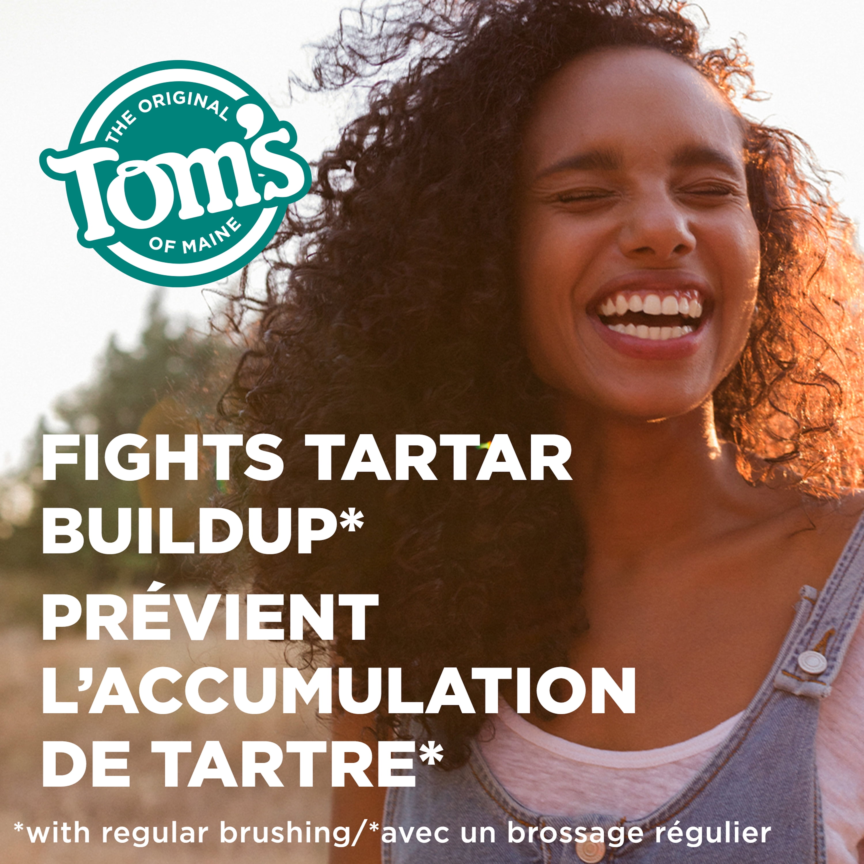 Tom’s of Maine Simply White Fluoride Free Toothpaste, Peppermint, 85mL