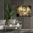 thumbnail image 5 of Epic Graffiti 'The School of Athens' by Raphael, Canvas Wall Art, 54"x40", 5 of 6