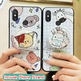thumbnail image 4 of LYM-Phone Case For Xiaomi Mi 8, Durable Back Cover Cartoon Waterproof Soft Case Glitter TPU Rotatable stand Quicksand Dirt-resistant cute Anti-knock Skin feel silicone Fashion Design, 4 of 9