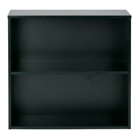 Prado 30 inch 2 Shelf Multipurpose Black Bookcase Engineered Wood
