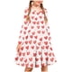 thumbnail image 1 of TaTaai Valentine Heart Print Long Sleeve A-Line Skater Dress, Valentine's Day Gift, Casual Party Twirly Dress Gift, 1 of 5