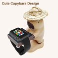 thumbnail image 4 of For Apple Watch Charger Stand,Charger Stand Compatible with Apple WatchSeriesUltra2/Ultra/10/9/8/SE2/7/6/SE/5/4/3/2/1(49/46/45/44/42/41/40/38mm)Cute Capybara iWatch Charging Dock,Supports Nightstand, 4 of 12
