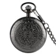 thumbnail image 5 of Collar de reloj de bolsillo con texto en inglés, letras de moda europea y americana, reloj de bolsillo de cuarzo, regalo, joyería, llavero, 5 of 5