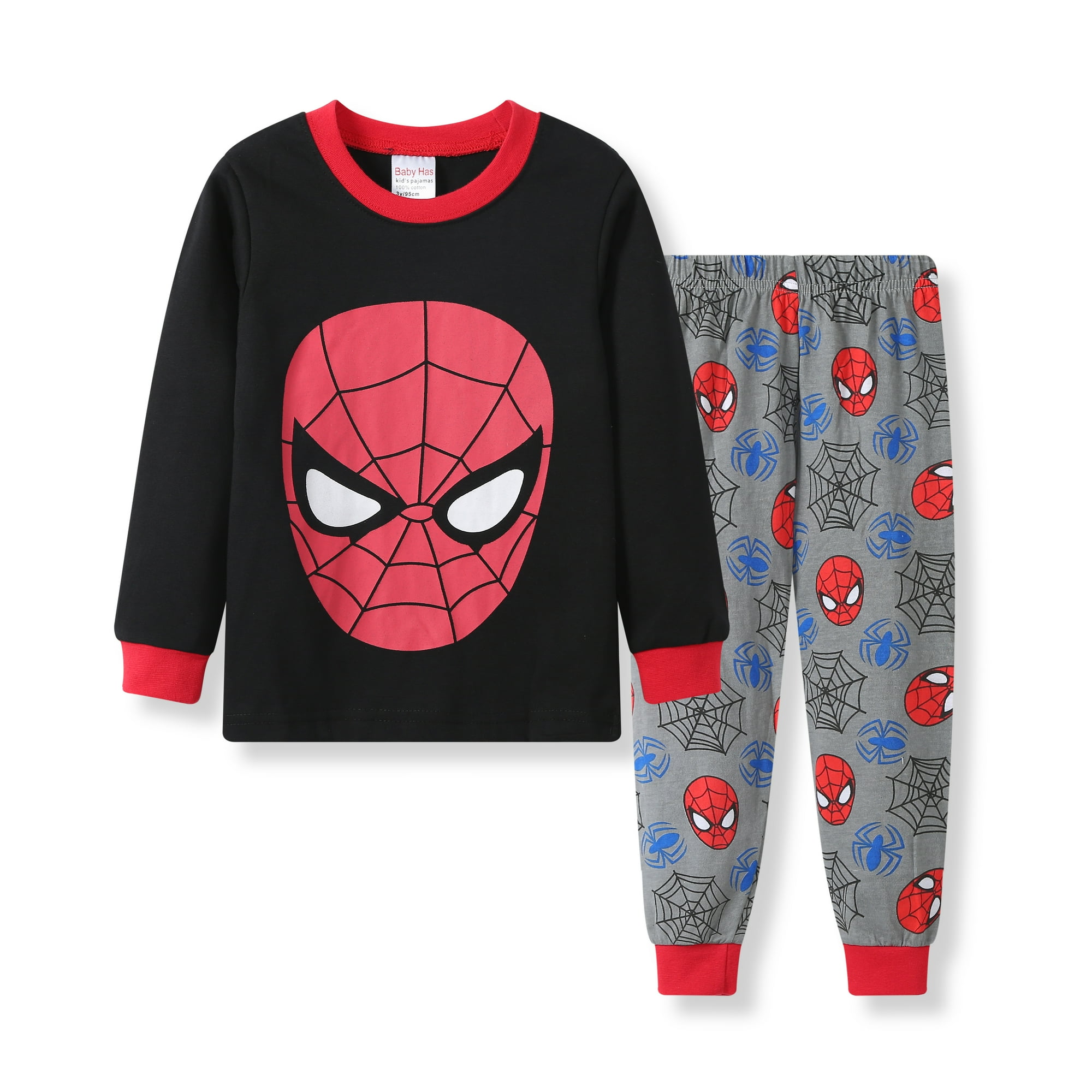 2pcs/set New Kids Pajamas SpiderMan Sets Baby Girls Boys Clothes