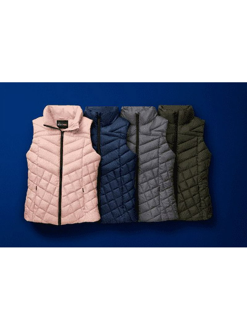 ジャケット・アウター VICTIM QUILTED BIG VEST Big Chill Women's Chevron Quilted Puffer Vest, Midweight