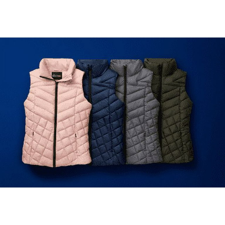 ジャケット・アウター VICTIM QUILTED BIG VEST Big Chill Women's Chevron Quilted Puffer Vest, Midweight