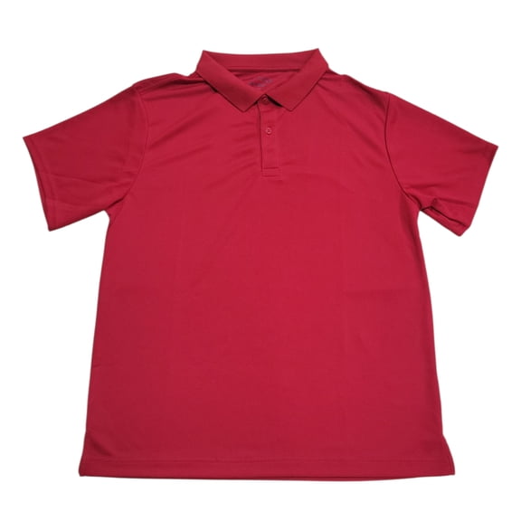 Nautica Big Boy's Short Sleeve Performance Polo Shirt Red Size L (38-39)