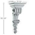 thumbnail image 2 of Ekena Millwork 9 1/2"W x 6 5/8"D x 20 1/8"H Marseille Corbel, 2 of 2