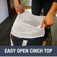 thumbnail image 5 of CleverMade Collapsible Carrying Handles Laundry Baskets, Charcoal, 5 of 8