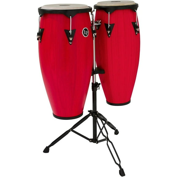 Latin Percussion LP City Conga Set - Alto Music Exclusive Satin Red