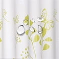 thumbnail image 6 of Shower Curtain,Printed Fabric Shower Curtain Thickened Waterproof Fabric Butterfly Leaf Shower Curtain With Hook, 6 of 8