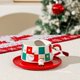 thumbnail image 1 of Adornos navideños, regalos navideños, tazas de cerámica con tapa y cuchara, tazas de café para parejas, tazas de café de alta calidad para el hogar, tazas de cerámica, 1 of 6