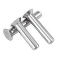 thumbnail image 2 of Length Solid Steel Round Head Rivet, Annealed,304 Stainless Steel, 2 of 5