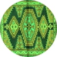 thumbnail image 1 of Ahgly Company Indoor Round Persian Green Traditional Area Rugs, 3' Round, 1 of 1