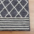 thumbnail image 4 of Safavieh Easy Care Conway Cross Polyester Machine Washable Area Rug, Gray/Ivory, 5' x 8', 4 of 12
