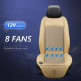 thumbnail image 2 of Cojín Asiento Aire Fresco Verano para Coche Funda Con Refrigeración (Beige 8 Ventiladores 12V), 2 of 5