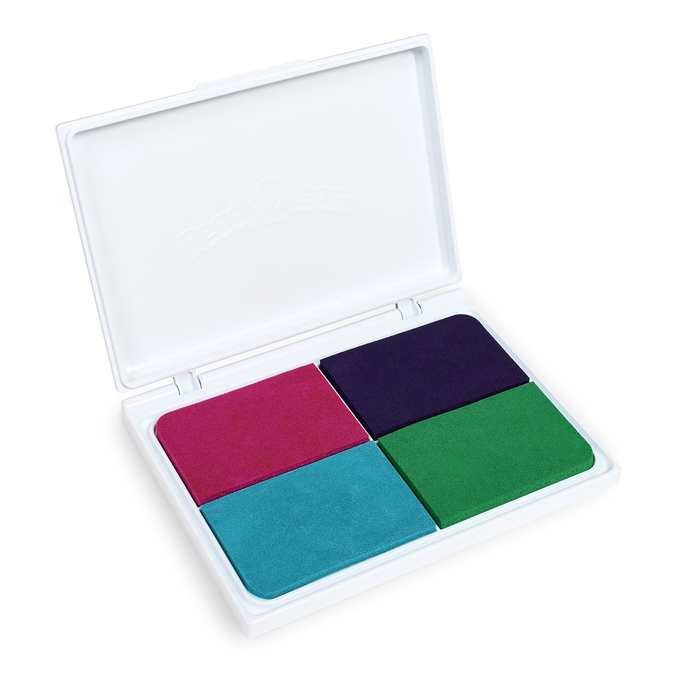 Center Enterprises Ready2Learn Jumbo Washable Stamp Pad 4-in-1 Electric Colors Pack of 2