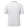 thumbnail image 6 of FUZHIQ Men's Slim Fit Short Sleeve Polo Shirts Contrast White Collar , Breathable Soft Lightweight Multi Colors for Summer Golf Business Daily Wear,M, 6 of 9
