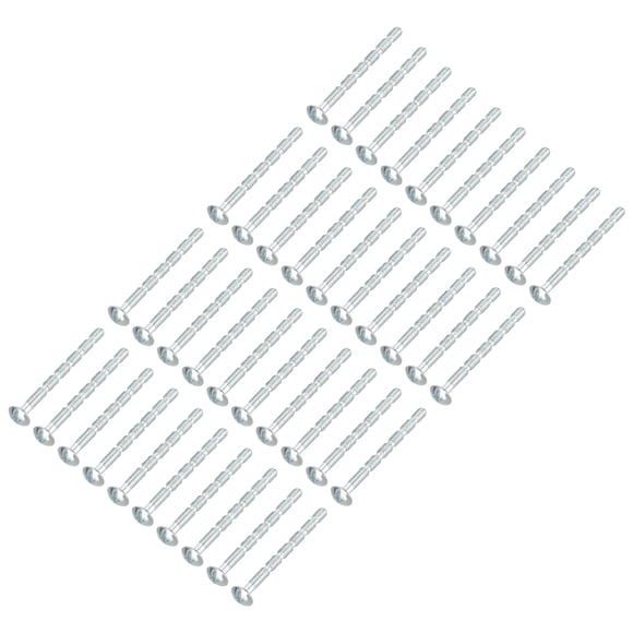 Uxcell Door Handle Screws, Cabinet Handle Break Away Screws for Drawer Pull with Slub Bolt for Door Lever Knob M4x50 40