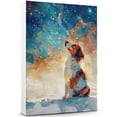 thumbnail image 2 of Pet Decor Starry Night Van Gogh Inspired Nederlandse Kooikerhondje Dog Pet Canvas Family Friend Peace Oil Painting Art Print Poster Wall Decor, 2 of 6