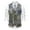 Blue, variant on Vests for Men Classic Lapel Retro Patchwork Houndstooth Vest for Men's Stylish Outerwear Wardrobe Size:2XL