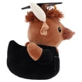 thumbnail image 4 of Small Bull Duck Plush, Brown and Black, Graduation by Way To Celebrate, 4 of 5