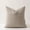 Brown, variant on Fennco Styles Chenille Bouclé-Style Filled Throw Pillow 12" W X 20" L - Ivory Soft Minimalist Decorative Cushion for Sofa, Bed, or Chair Décor